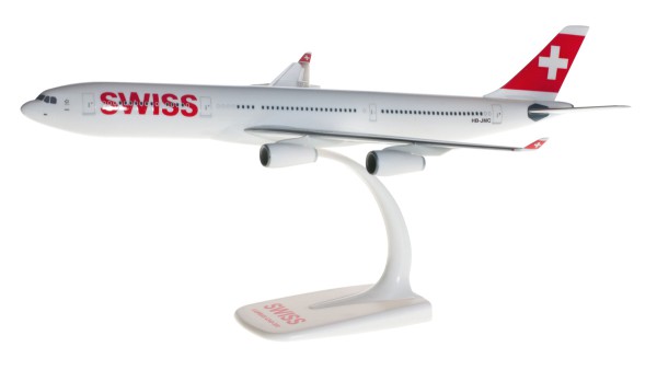 Herpa Wings 610117-001 - Swiss International Air Lines Airbus A340-300 - 1:200 - Snap-Fit