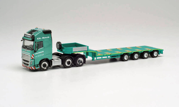 Herpa 314107 - Volvo FH16 Gl. XL Semitieflade-Sattelzug "Colossus Logistics" - 1:87