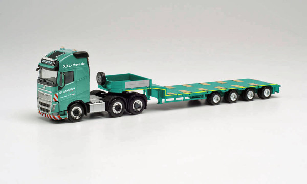 Herpa 314107 - Volvo FH16 Gl. XL Semitieflade-Sattelzug &quot;Colossus Logistics&quot; - 1:87