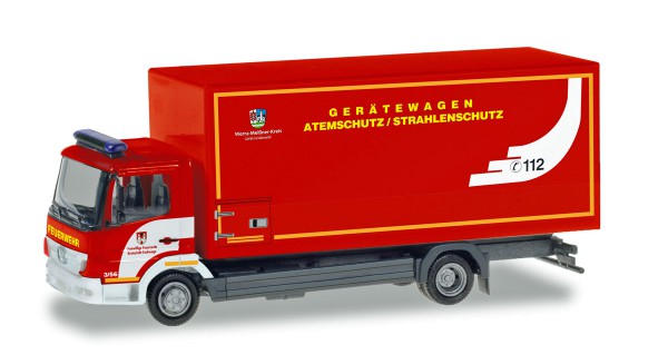 Herpa 094580 - Mercedes-Benz Atego Koffer-LKW "Feuerwehr Eschwege / Atemschutz" - 1:87