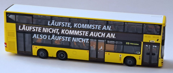 Rietze 67799 - MAN Lion´s City DL07 BVG - Läufste kommste an - 1:87