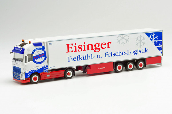 Herpa 313025 - Volvo FH Gl. XL Kühlkoffer-Sattelzug "Eisinger Kühltransporte" - 1:87