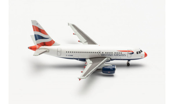 Herpa Wings 535786 - British Airways Airbus A318 “Flying Start” – G-EUNB - 1:500