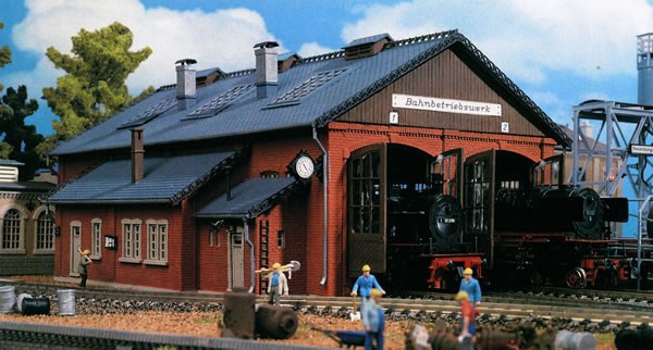 Vollmer 45753 - Lokschuppen 2-ständig - H0