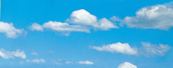 Vollmer 46112 - Hintergrund Wolken - dreiteilig, L 266 x B 48 cm - H0 / N (6112)