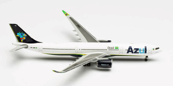 Herpa Wings 534987 - Azul Brazilian Airlines Airbus A330-900neo, &quot;O mundo é Azul&quot; - PR-ANZ - 1:500