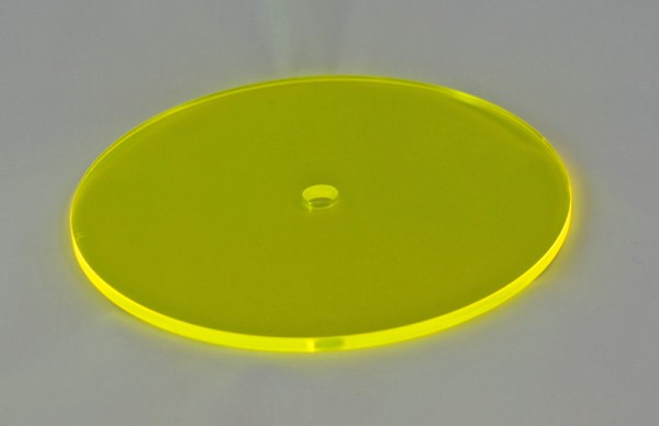 Lichtzauber Sonnenfänger - Scheibe klein, Ø 10 cm, gelb (Elliot 1019024)