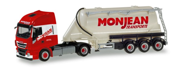 Herpa 310451 - Iveco Stralis XP Eutersilo-Sattelzug &quot;Monjean&quot; - 1:87