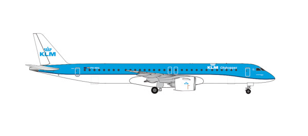 Herpa Wings 536554 - KLM Cityhopper Embraer E195-E2 – PH-NXA - 1:500