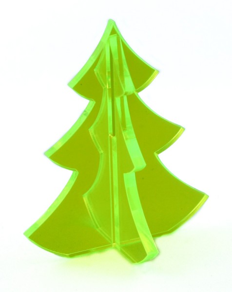 Lichtzauber 3D-Tannenbaum midi 6 cm, grün, stehend (Elliot 1020331)