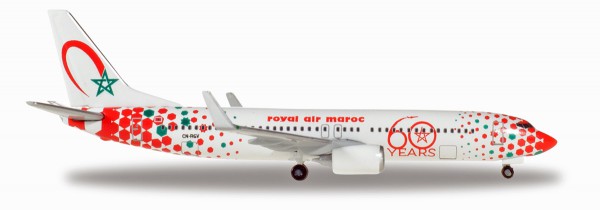 Herpa Wings 531153 - Royal Air Maroc Boeing 737-800 "60th anniversary" - CN-RGV - 1:500