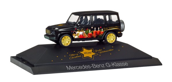 Herpa 102124 - Mercedes-Benz G-Klasse &quot;Herpa Weihnachts-PKW 2018&quot; - 1:87