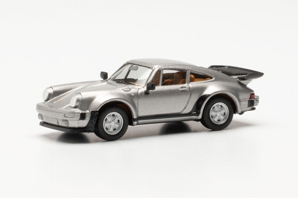 Herpa 030601-003 - Porsche 911 Turbo, silber metallic - 1:87