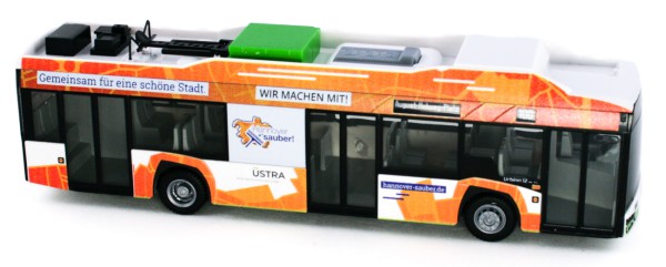 Rietze 73033 - Solaris Urbino 12´14 electric üstra, Hannover - 1:87