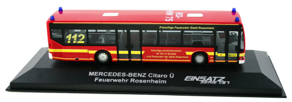 Rietze 66898 - Mercedes-Benz Citaro Feuerwehr Rosenheim MTW - 1:87 - Einsatzserie