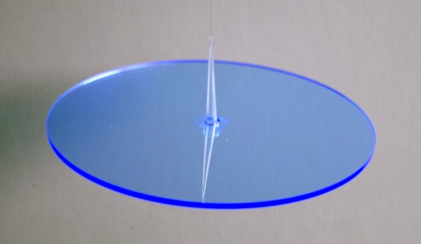 Lichtzauber Sonnenfänger - Scheibe klein, Ø 10 cm, blau (Elliot 1019020)