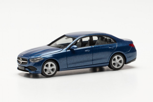 Herpa 430913-002 - Mercedes-Benz C-Klasse Limousine, spektralblau metallic - 1:87