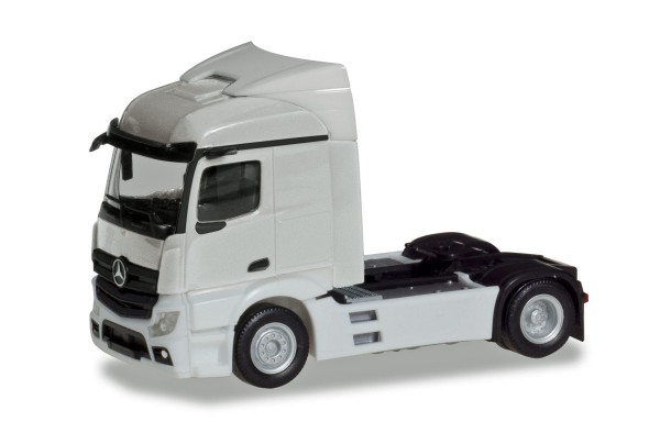 Herpa 309882 - Mercedes-Benz Actros Streamspace 2.3 Zugmaschine 2-achs, weiß - 1:87