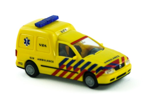 Rietze 50849 - VW Caddy Kasten Ambulance (NL) - 1:87