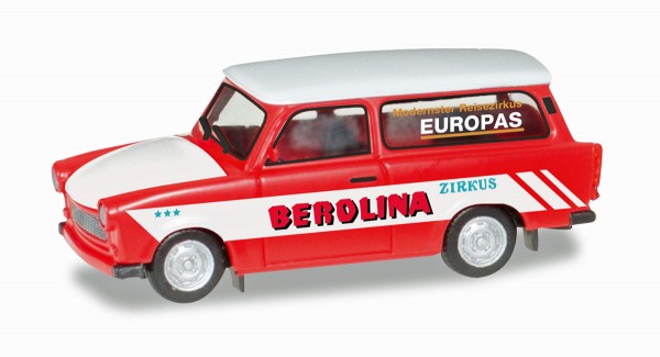 Herpa 092739 - Trabant 601 Universal &quot;Zirkus Berolina&quot; - 1:87