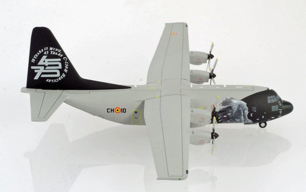 Herpa Wings 559843 - Belgian Air Component Lockheed C-130H Hercules - CH-10 - 1:200