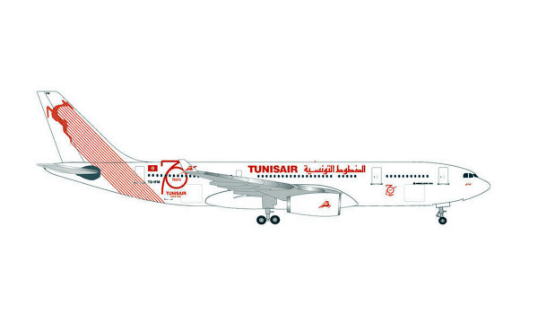 Herpa Wings 534659 - Tunisair Airbus A330-200 - TS-IFM &quot;Tunis&quot; - 1:500