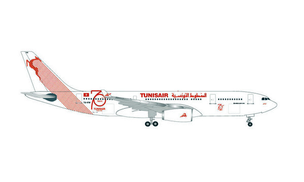 Herpa Wings 534659 - Tunisair Airbus A330-200 - TS-IFM "Tunis" - 1:500