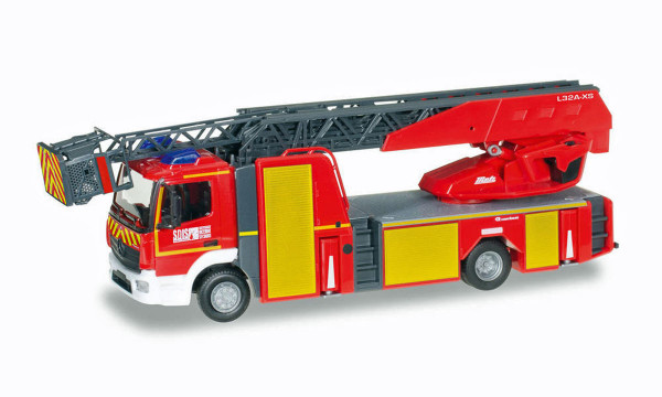 Herpa 095679 - Mercedes-Benz Atego `13 Drehleiter "Feuerwehr Mulhouse" - 1:87