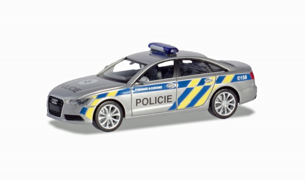 Herpa 094429 - Audi A6 Limousine "Polizei Prag" - 1:87