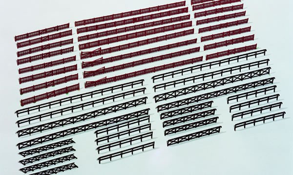 Kibri 37480 (7480) - Zaun für Industrie- und Bahnanlagen - N (360 cm)