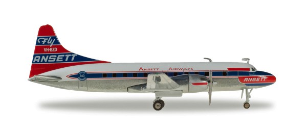 Herpa Wings 559706 - Ansett Airways Convair CV-340 - 1:200