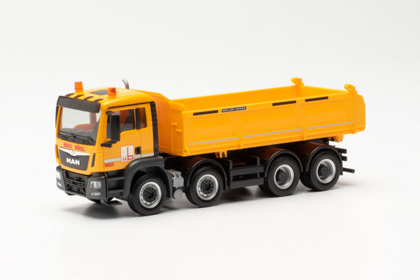Herpa 315180 - MAN TGS M Euro 6 4-achs Meiller-Kipper „Max Bögl“ - 1:87