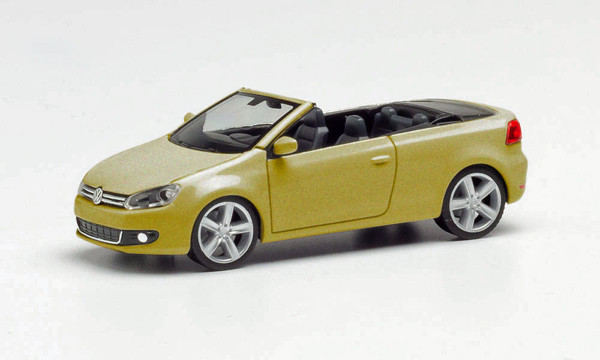 Herpa 034869-002 - VW Golf Cabrio, sweet data gold metallic - 1:87
