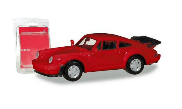 Herpa 013307-002 - Herpa MiniKit: Porsche 911 Turbo, feuerrot - 1:87