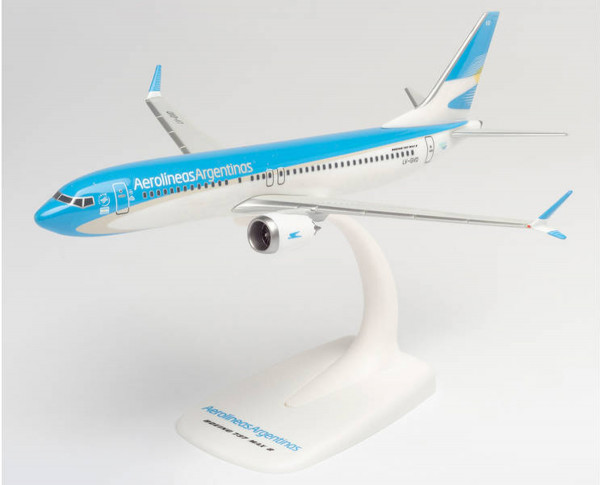Herpa Wings 612715 - Aerolineas Argentinas Boeing 737 Max 8 - LV-GVD - 1:200 - Snap-Fit