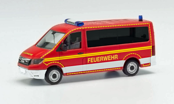 Herpa 096225 - MAN TGE Bus FD MTW Feuerwehr - 1:87