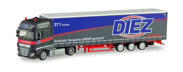 Herpa 311274 - DAF XF SSC Lowliner-Sattelzug "Spedition Diez" - 1:87