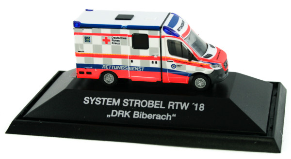 Rietze 76251 - Strobel RTW ´18 DRK Biberach - 1:87 - Einsatzserie