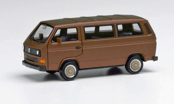 Herpa 430876-002 - VW T3 Bus mit BBS-Felgen, broncebeige metallic - 1:87