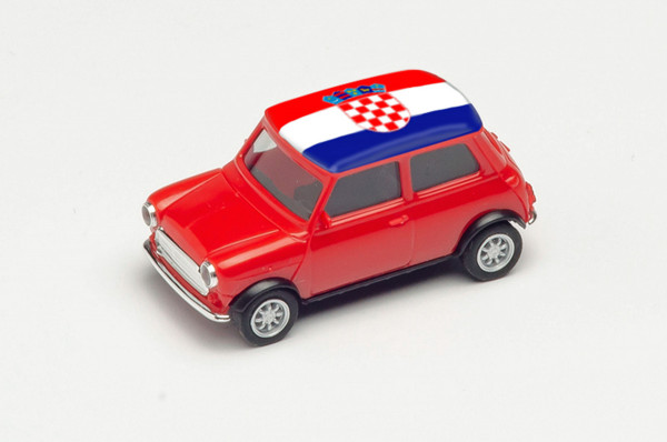 Herpa 420662 - Mini Cooper Europameisterschaft 2021, Kroatien - 1:87