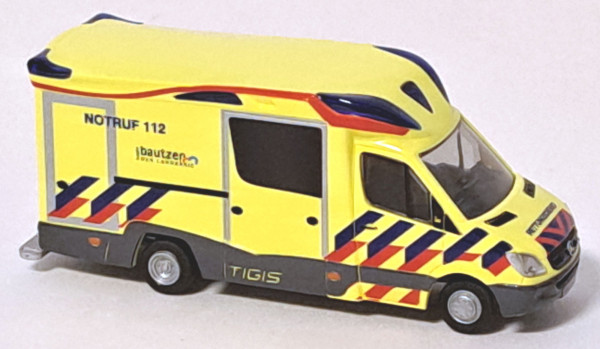 Rietze 68629 - Ambulanz Mobile Tigis Ergo Rettungsdienst Bautzen - 1:87