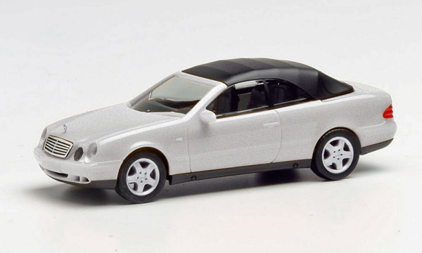 Herpa 032582-002 - MB CLK Cabrio, iridiumsilber metallic - 1:87