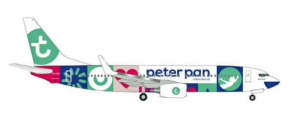 Herpa Wings 531450 - Transavia Boeing 737-800 &quot;Peter Pan&quot; - PH-HSI - 1:500