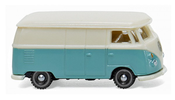 Wiking 093201 - VW T1 Kastenwagen - pastelltürkis/cremeweiß - 1:160