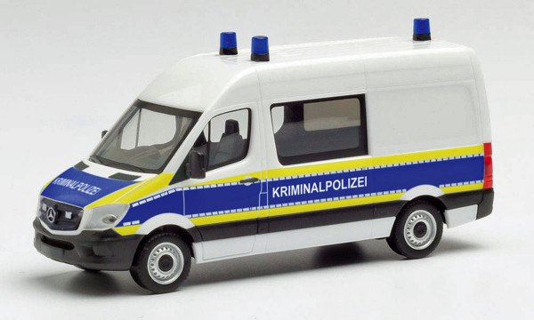 Herpa 095563 - Mercedes-Benz Sprinter 13 Halbbus &quot;Kriminalpolizei Brandenburg&quot; - 1:87