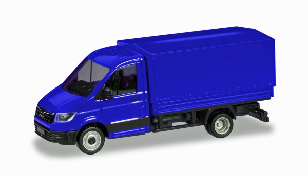 Herpa 093712-002 - MAN TGE Einfachkabine mit Pritsche und Plane - 1:87