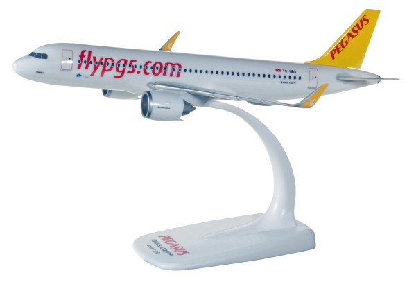 Herpa Wings 612029 - Pegasus Airlines Airbus A320neo - 1:200 - Snap-Fit