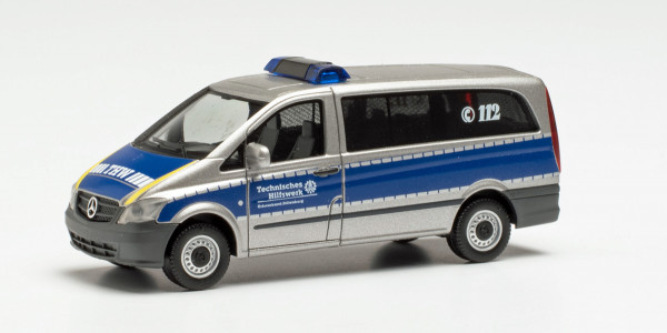 Herpa 096140 - Mercedes-Benz Vito Bus "THW Dillenburg" - 1:87