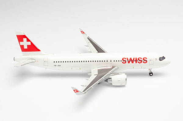 Herpa Wings 570947 - Swiss International Air Lines Airbus A320 neo - HB-JDA &quot;Engelberg&quot; - 1:200