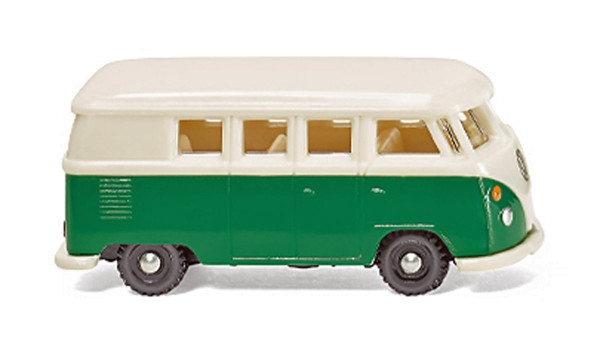 Wiking 093204 - VW T1 Bus - patinagrün/perlweiß - 1:160